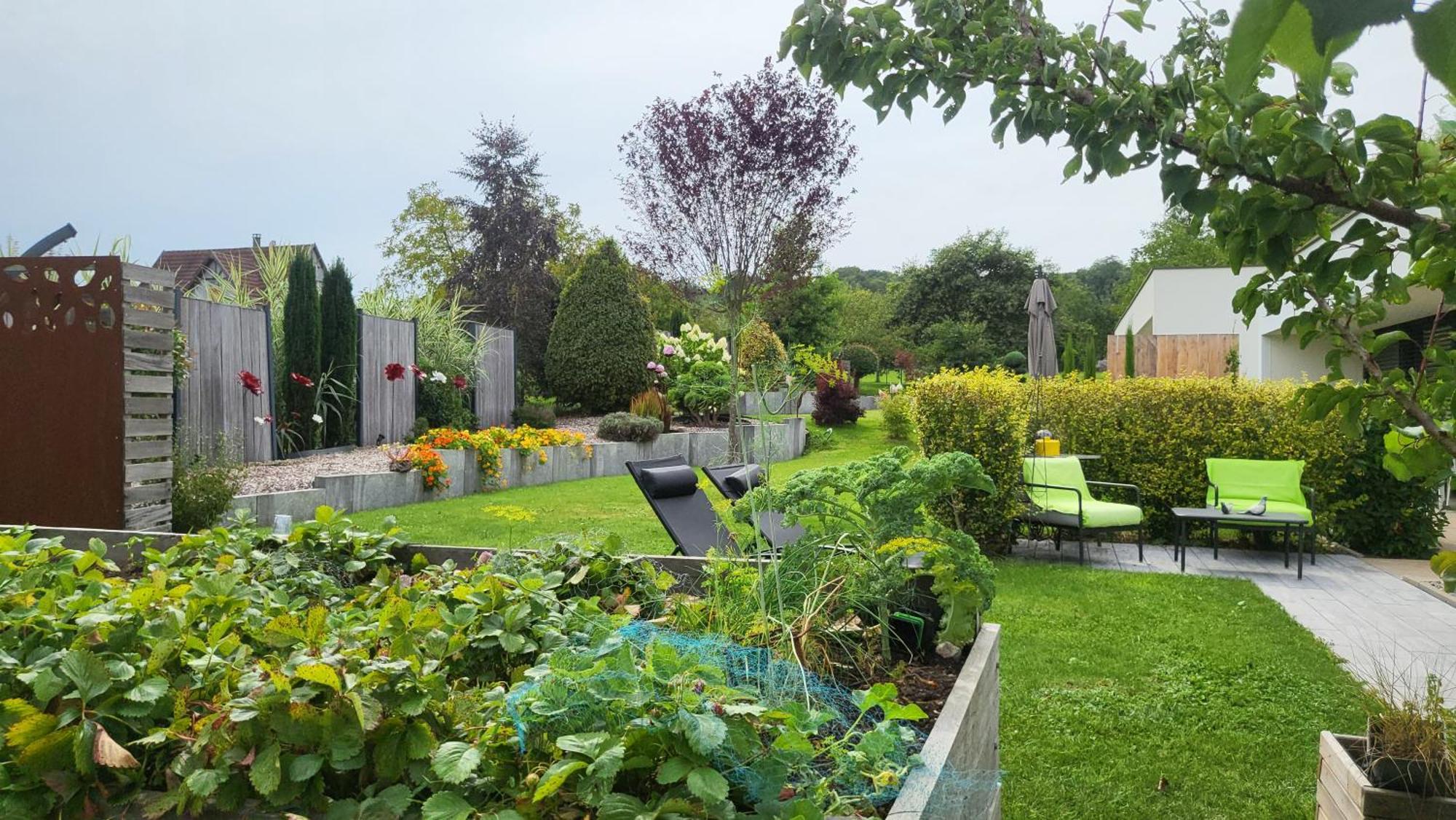 Bed and Breakfast Le Jardin Des Pies Manspach Exterior foto